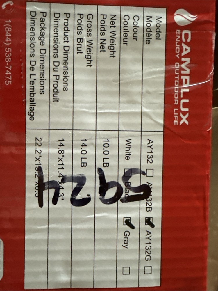 5L Portable Water Heater, Tankless Water Heater Propane Outdoor, AY132B Black