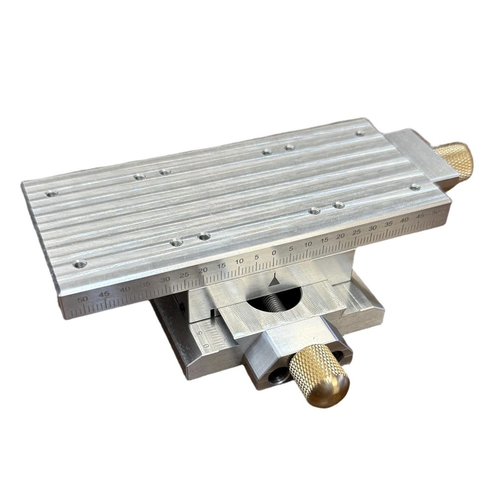 Cross Slide Table Compact Adjustable Precision Press Lead Screw Slide