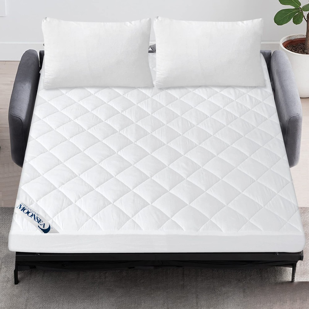 Waterproof Sofa Bed Mattress Protector Pad, Absorbent Queen Sleeper Sofa Matt...