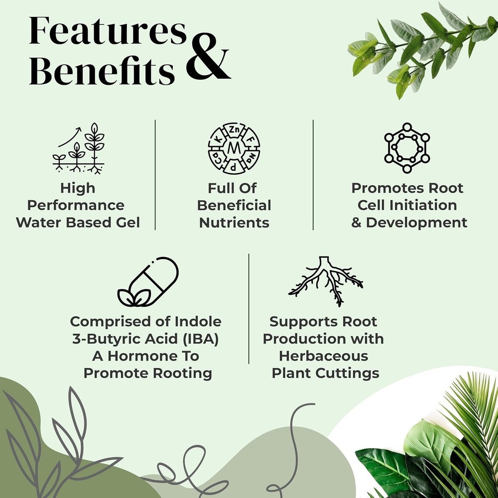 100ml High-Performance Rooting Gel for Efficient Root Development in Plants