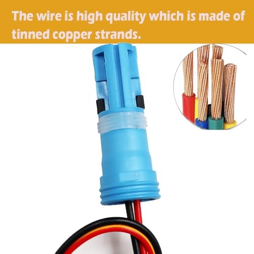 LIZAPUS ABS Wheel Speed Sensor Connector Plug Compatible with X5 E53 MINI