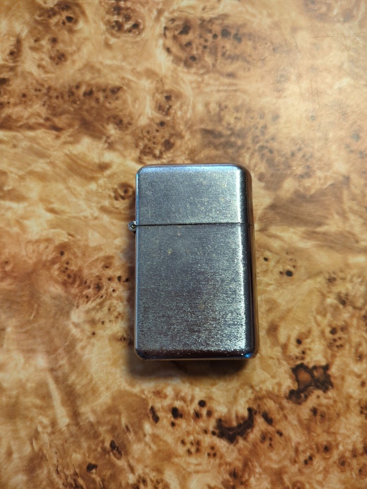 Vintage Ronson Typhoon Silver Lighter - Made In Korea