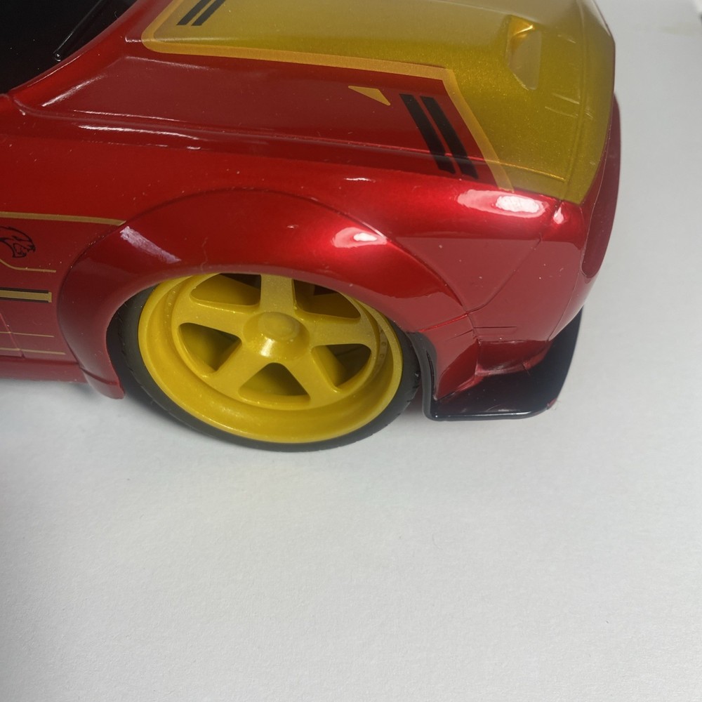 Jada Marvel Iron Man 2019 Dodge Challenger SRT RC Remote Control Car Works!
