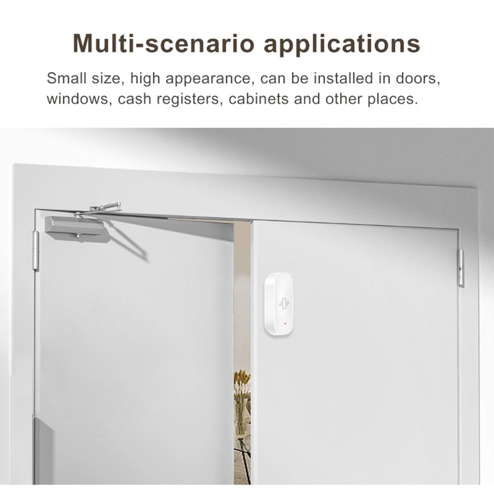 WiFi Vibration Sensor TY APP Remote Control Vibration Drop Alarm Detector Smart