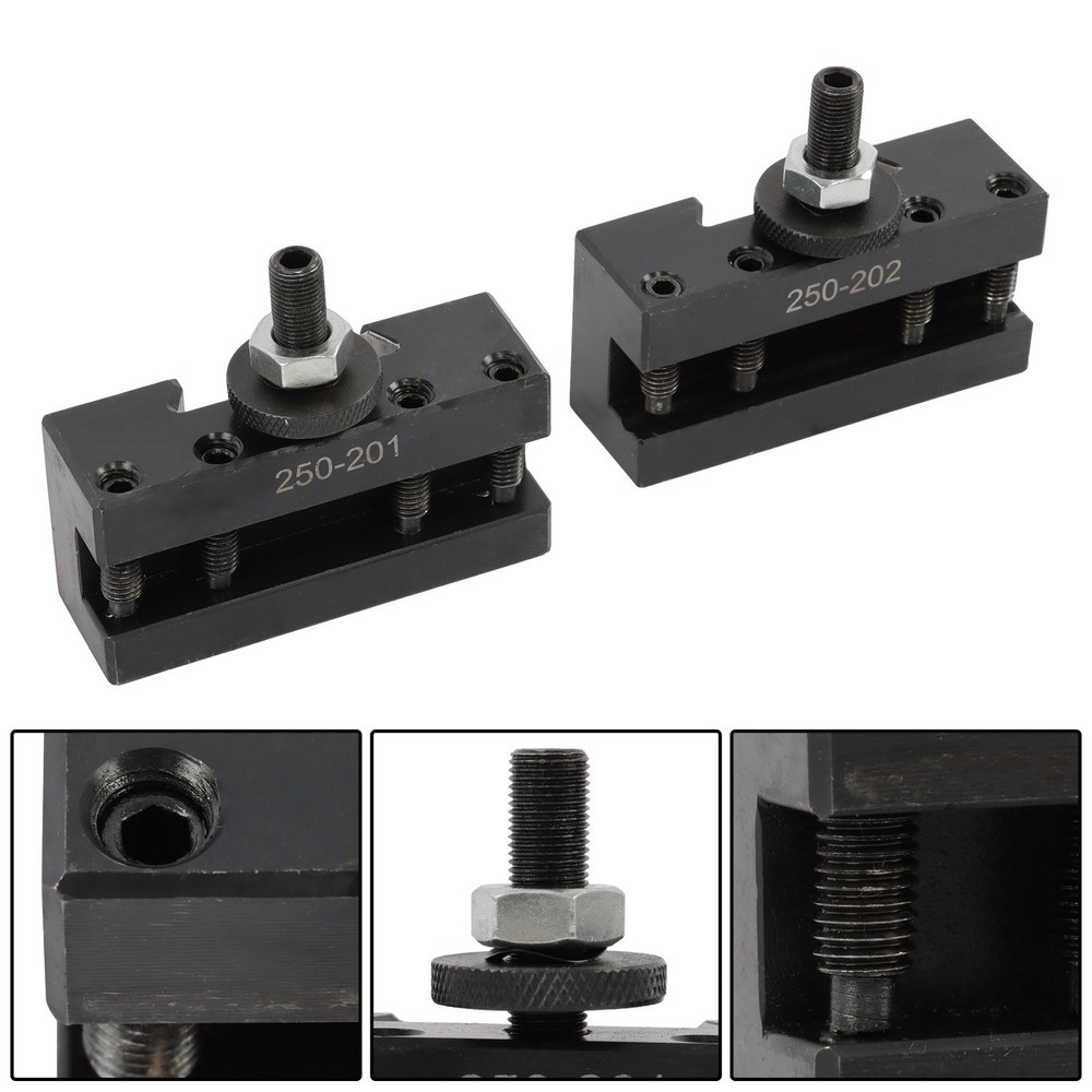 6 Pack BXA Tool Post Set 250-200 Complete Quick Change System for Lathes
