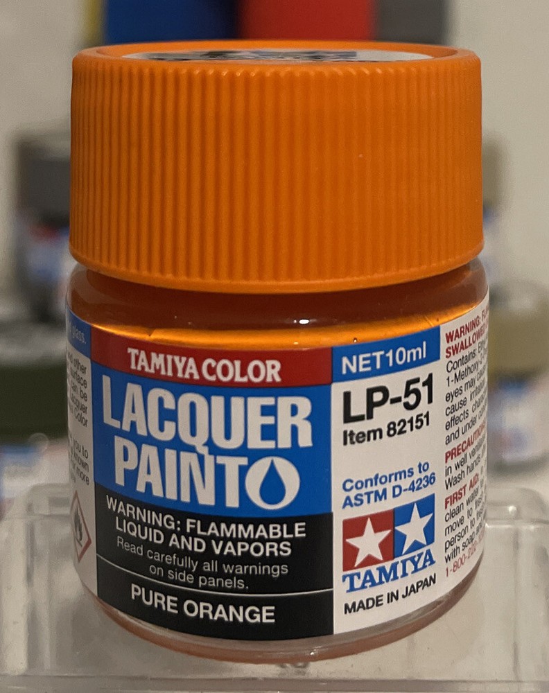 Tamiya LP-51 Pure Orange, 10ml.