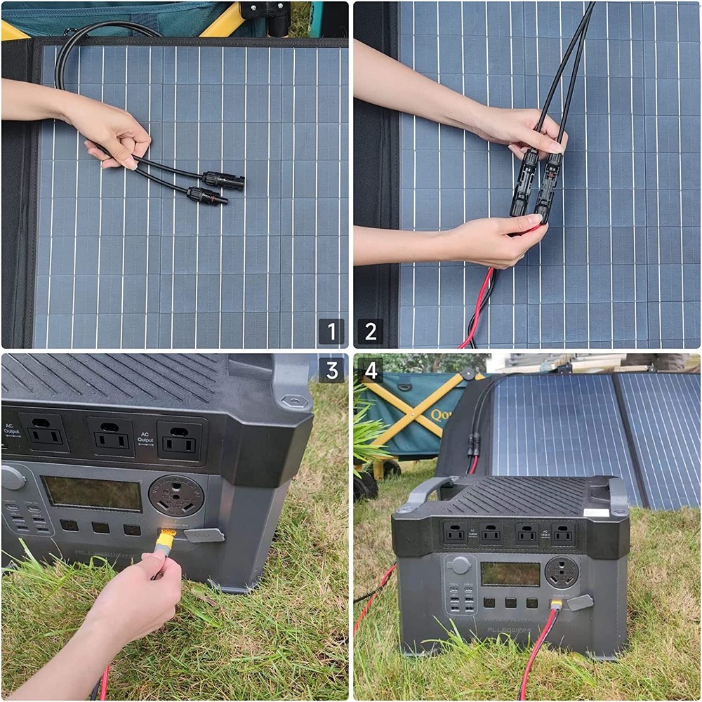 ALLPOWERS Cable Solar to XT60 Solar Panel to Power Station Charging Cable 1.5M