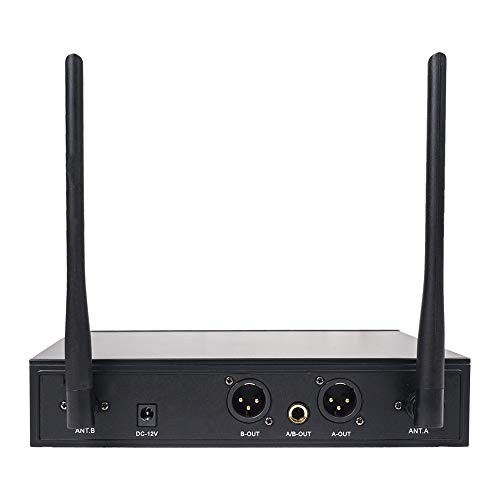 200-Channel Professional UHF Wireless Microphone System with 2 2 Handheld Mics