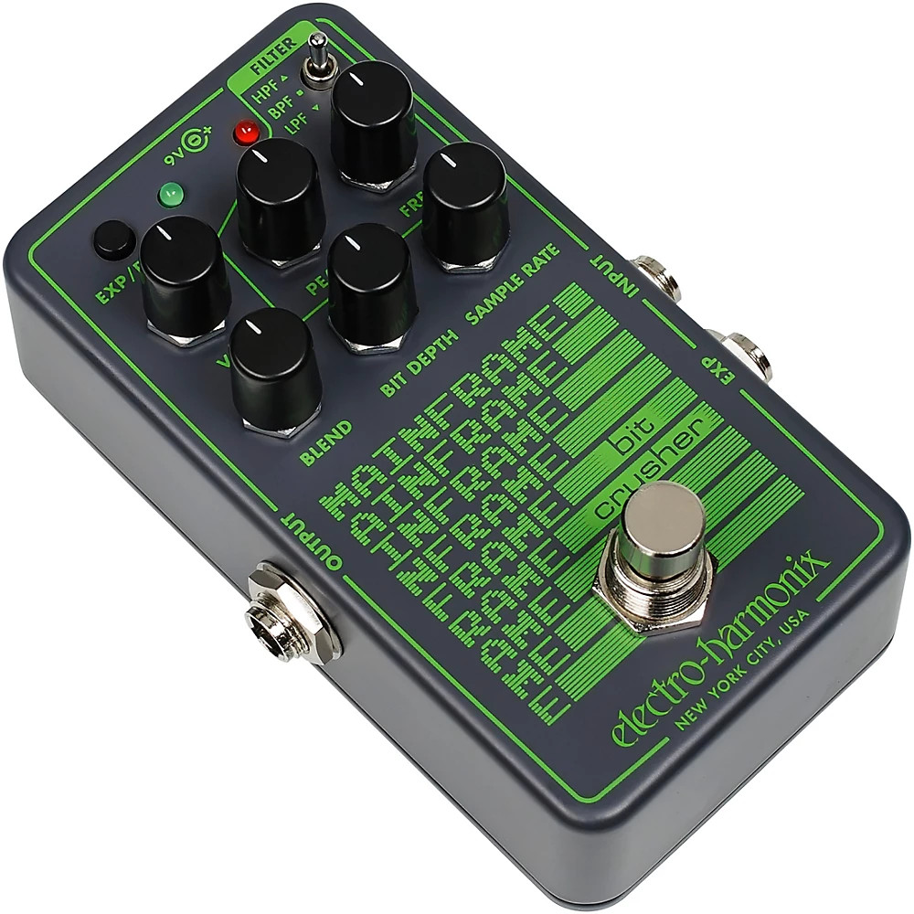 Electro-Harmonix Mainframe Bit Crusher Effects Pedal Gray