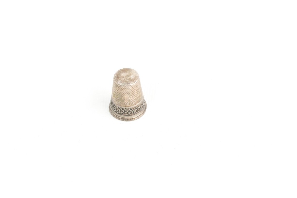 Antique Sterling Silver Thimble Signed Germany 3.57 grams