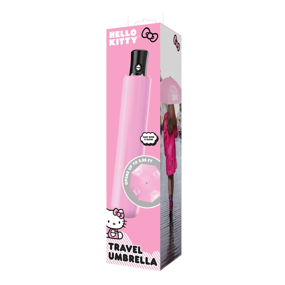 Hello Kitty Pink Travel Umbrella