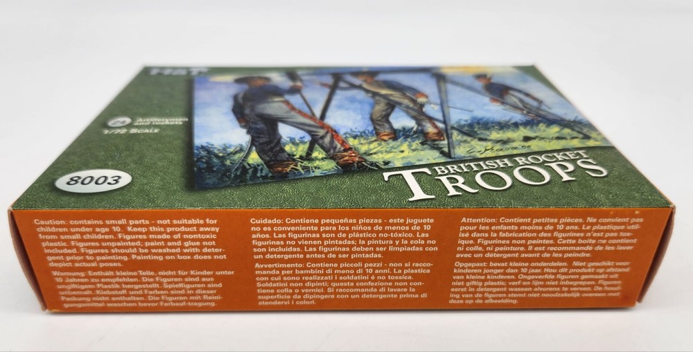 Hat Industrie 8003 Model Figures - British Rocket troops 4 Carts