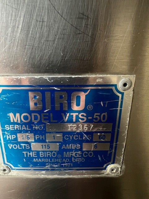 Biro Vacuum Tumbler - VTS-50 - Meat / Seafood