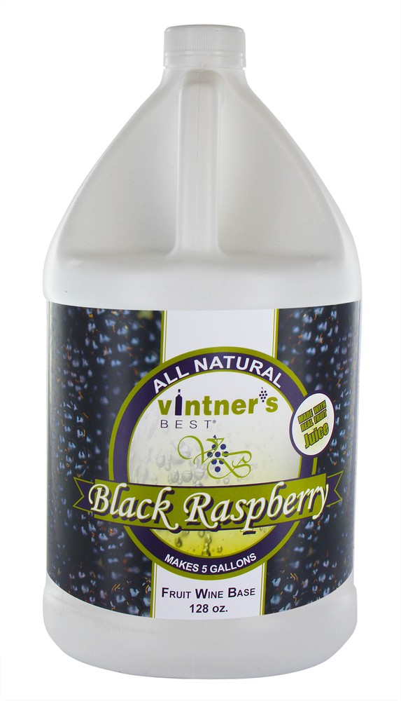 Vintner's Best Black Raspberry Fruit Wine Base-128 oz. Jug