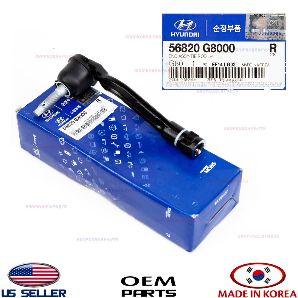 Genuine Outer Tie Rod End LEFT Driver Side ⭐OEM⭐ Hyundai Kia *See compatibility