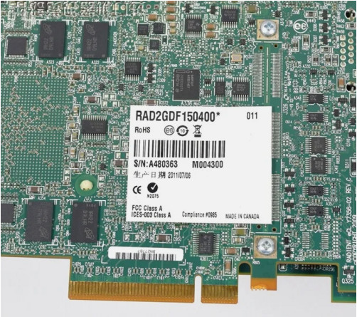 Matrox Radient eCL-DF Dual-Medium Camera Frame Grabber RoHS RAD2GDF150400
