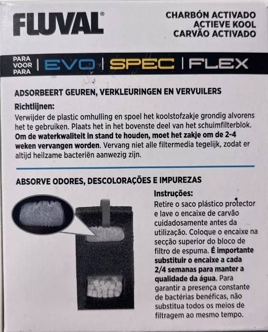 {Lot Of 8} Fluval Evo Spec Flex Replacement Carbon , 3 Pack