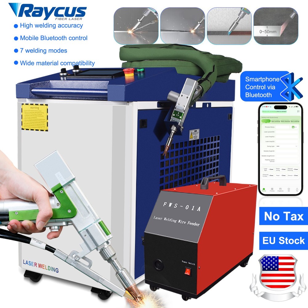 1500W Raycus Handheld Laser Welding Cutting Machine Laser Rust Remove Cleaner US