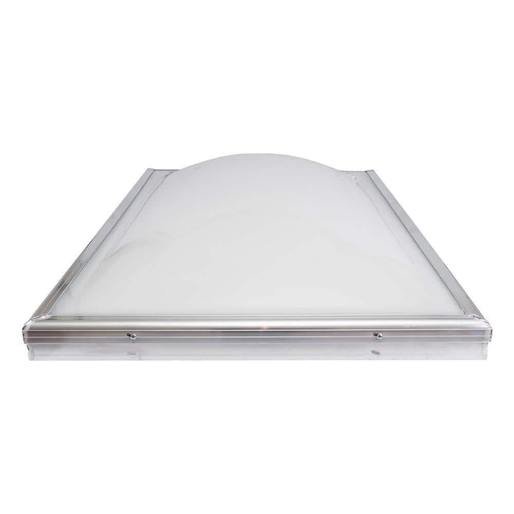 Gordon Fixed Skylight 22.25" x 46.25" Curb Mounted Double Acrylic Dome Glazed