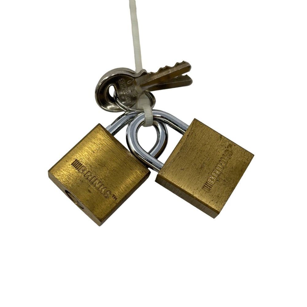 Lot of 2 Brinks Padlocks