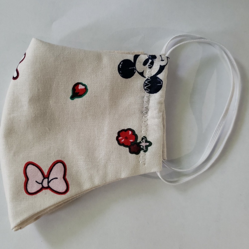 Handmade face mask washable and reusable new with filter pocket