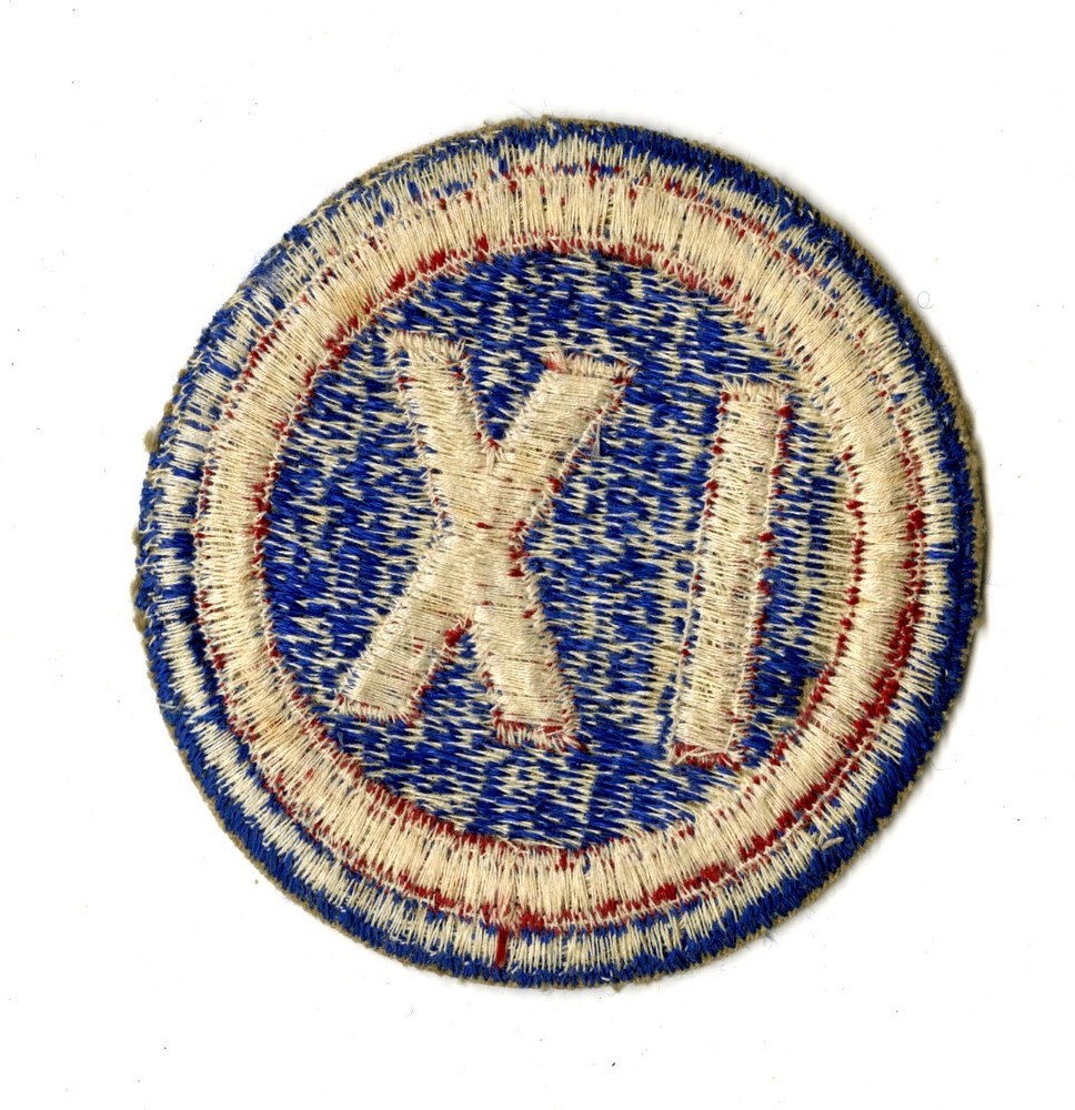 IX Corps White Back Patch WWII Vintage Pacific Theater