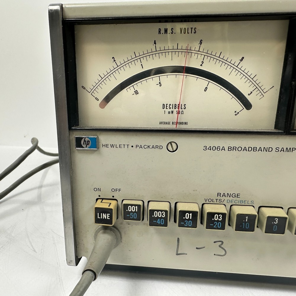Hewlett-Packard HP 3406A Broadband Sampling Voltmeter & Probe Kit