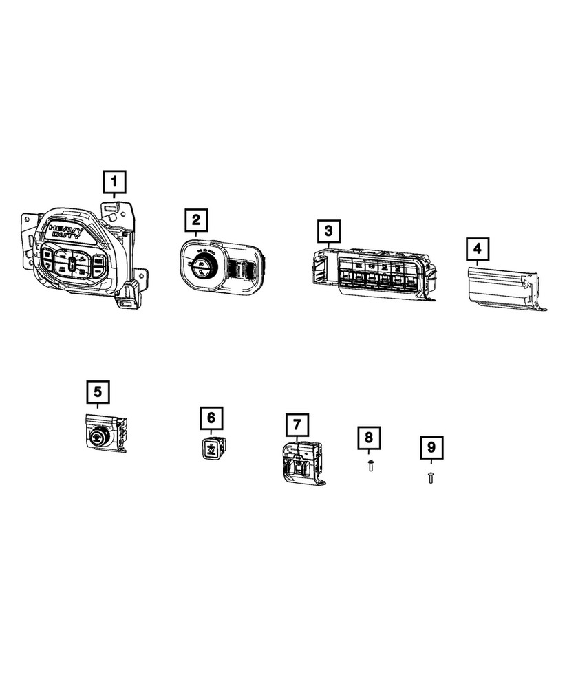 Genuine Mopar Transfer Case Switch 68601074AB