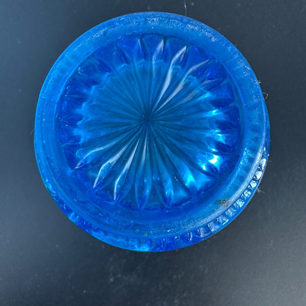 Imperial Blue Gathered Knot Pattern Toothpick Holder
