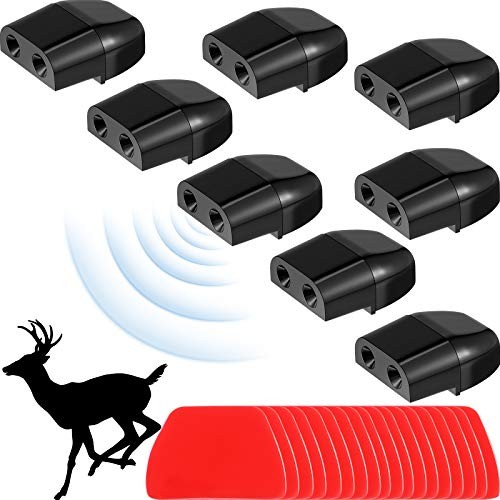8 Pieces Car Deer Warning Whistle Devices Dual Construction Deer Warning