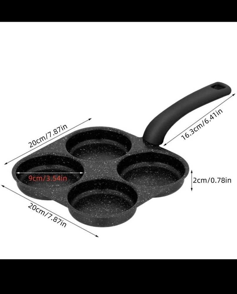 1pc Square Non-Stick Frying Pan, Modern Minimalist Multi-Purpose Non-Stick