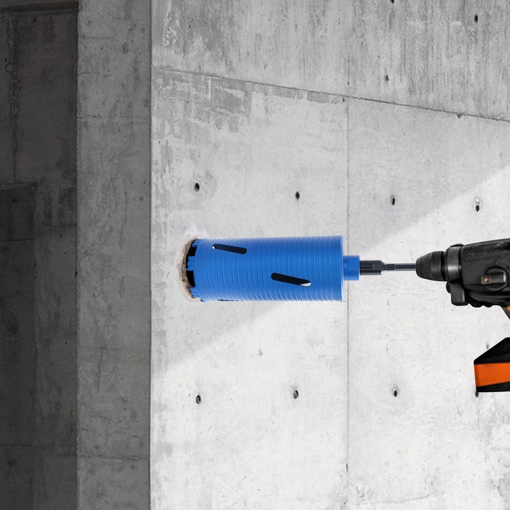 108.5mm Core Drill Bit, 5/8" Thread Drill Bit, Drill Bit with 3 Adapters