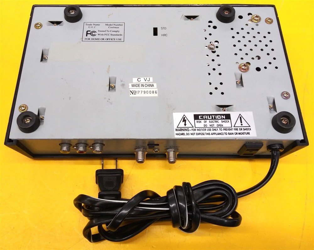 ⭐️⭐️⭐️⭐️⭐️ G.E.C Coolmax TV Television Analog Cable Box