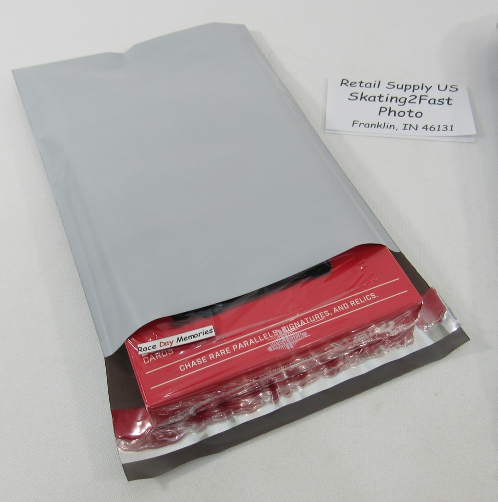 Qty. 100 Poly Mailer 5" x 7" Self-Sealing 2 Mil Poly Envelopes (No Padding)