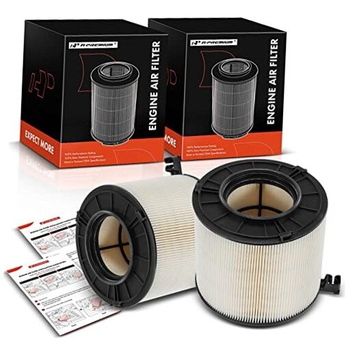 2-PC Engine Air Filter Compatible with Audi Models- A4, A4 allroad, A4