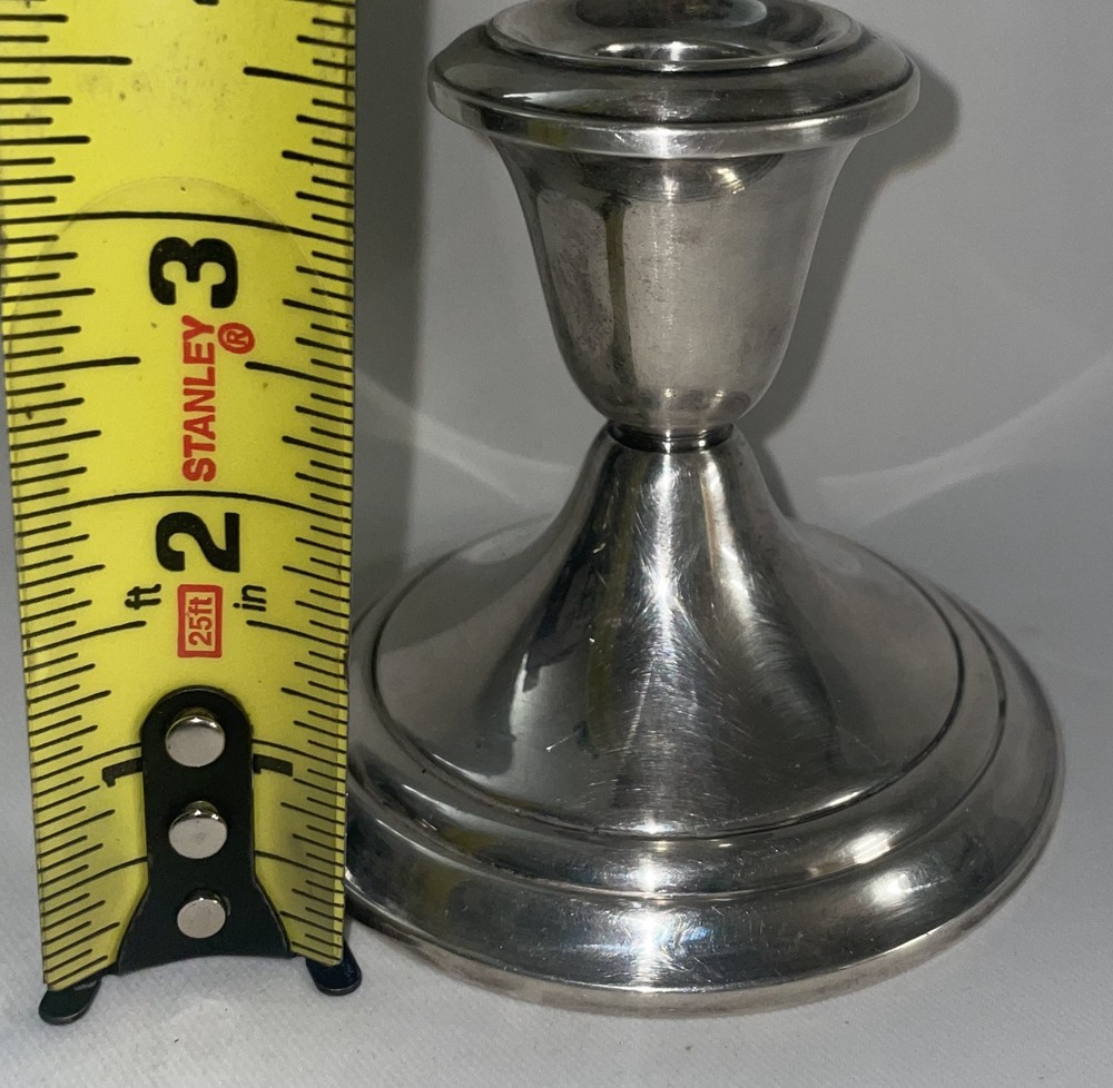 A Gorham Silver Original Candle Holder E Anchor Sign P YC 3003