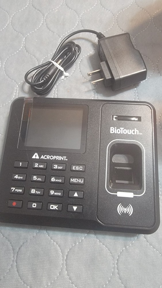 Acroprint BioTouch Standalone Fingerprint Time Attendance