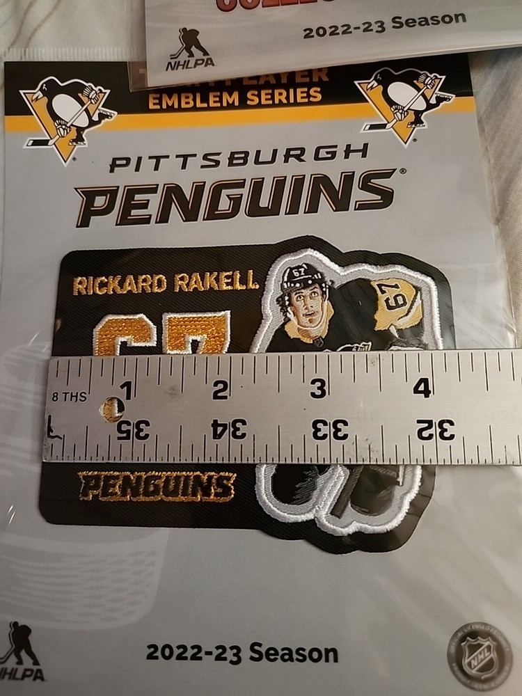 RICKARD RAKELL #67 PITTSBURGH PENGUINS PLAYER PATCH New
