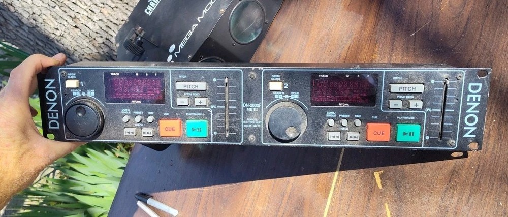 DENON DN 2000F RC-35 Rackmount Remote Control Unit Dual CD Player DJ Pro Audio