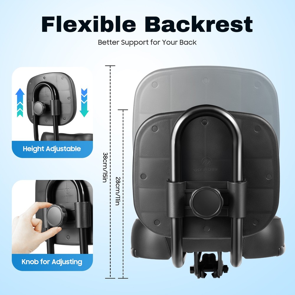 Tricycle saddle all black