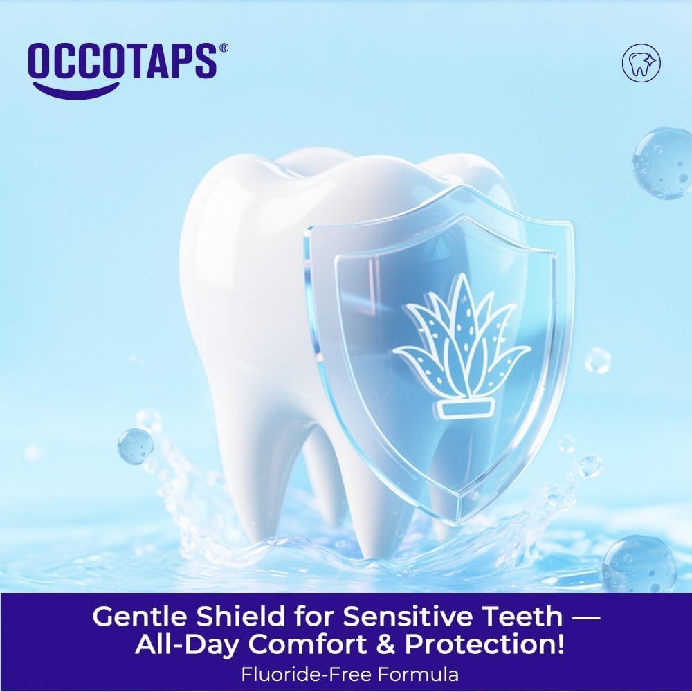 Agave Sensitive Toothpaste, Fluoride-Free Natural Whitening Toothpaste for Sensi