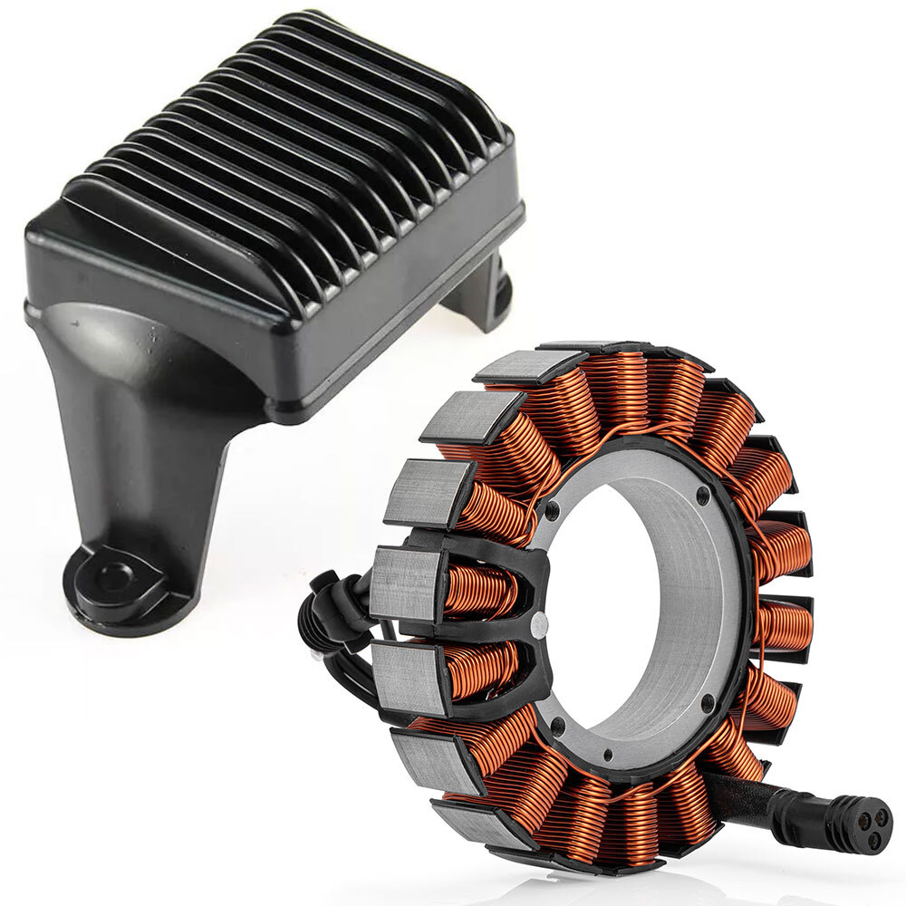 Electric 50 Amp Stator + Regulator Rectifier For Harley Electra Glide FLHT 06-08