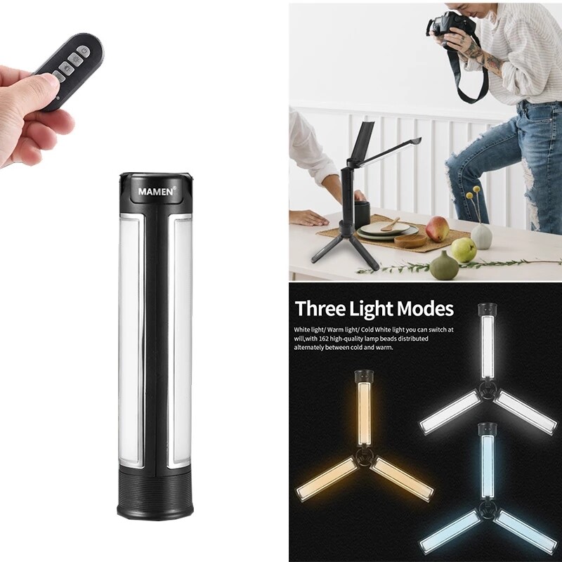 Mamen KM-03pro Photo Video Fill Light Retractable Foldable with Remote Control