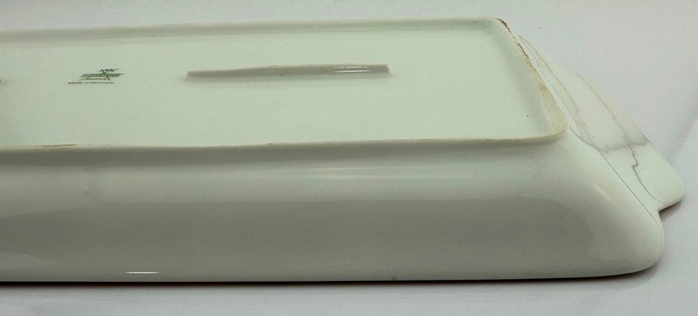 Mitterteich Bavaria Germany Rectangular Serving Tray 14x6.5”. Pre-owned