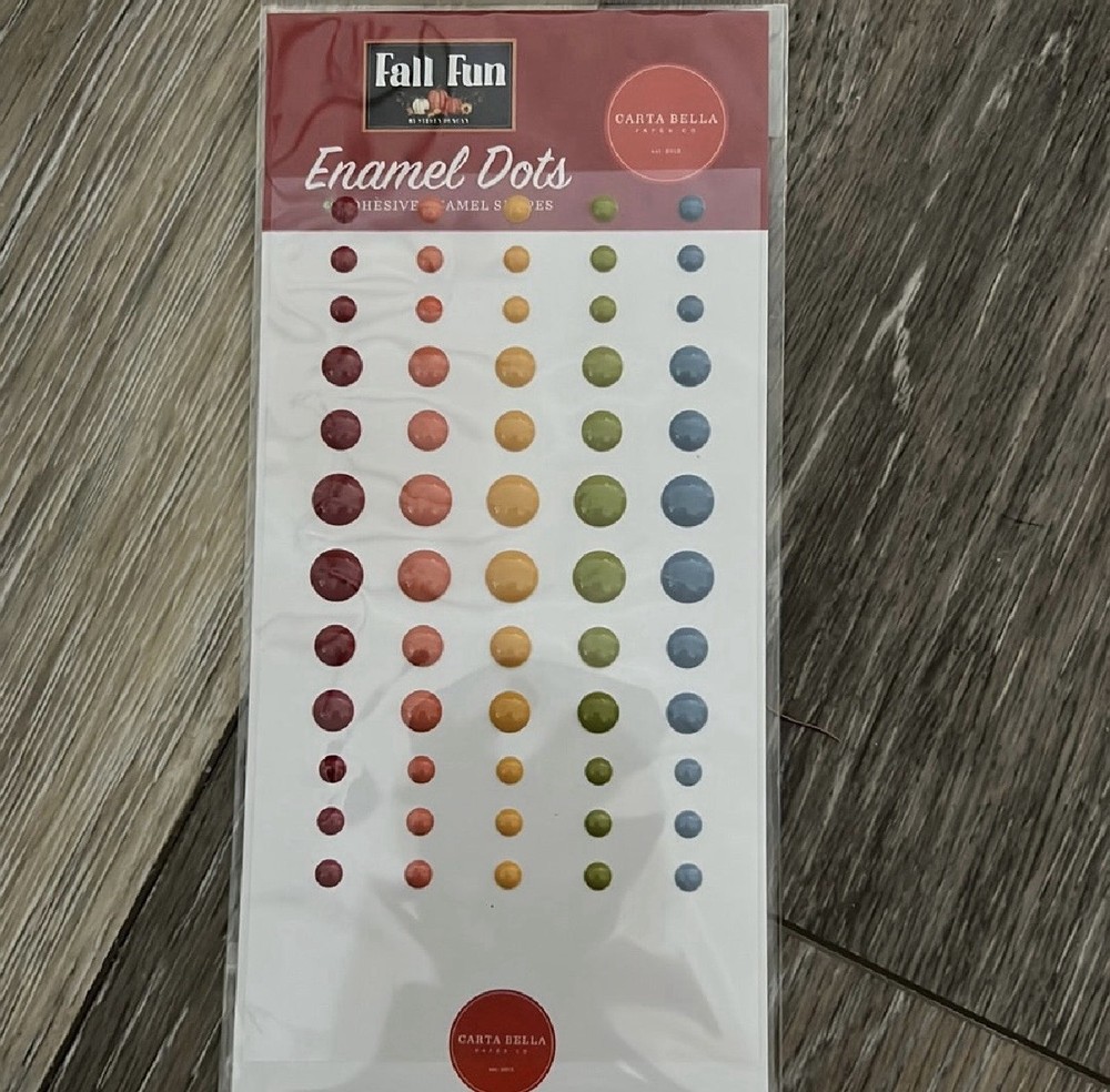Fall Fun Enamel Dots Embellishments