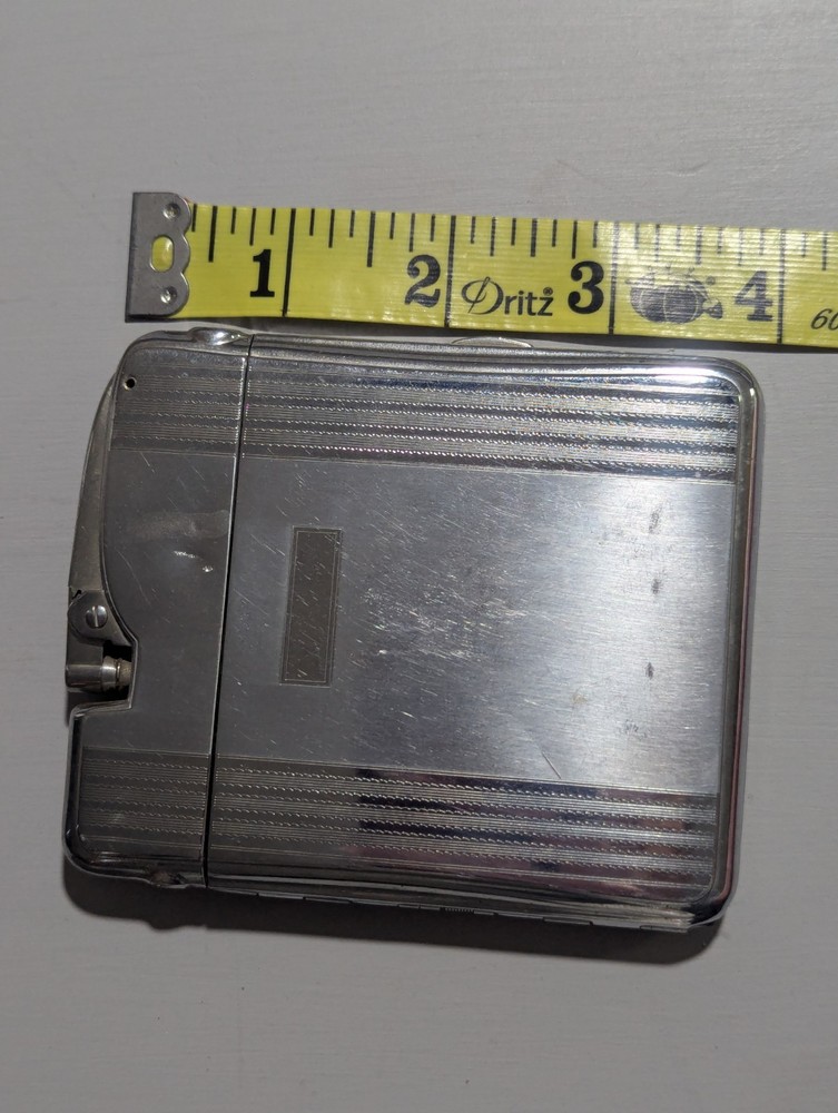 Vintage Ronson Lighter Case Ten A Case Lighter & Cigarette Holder Combo
