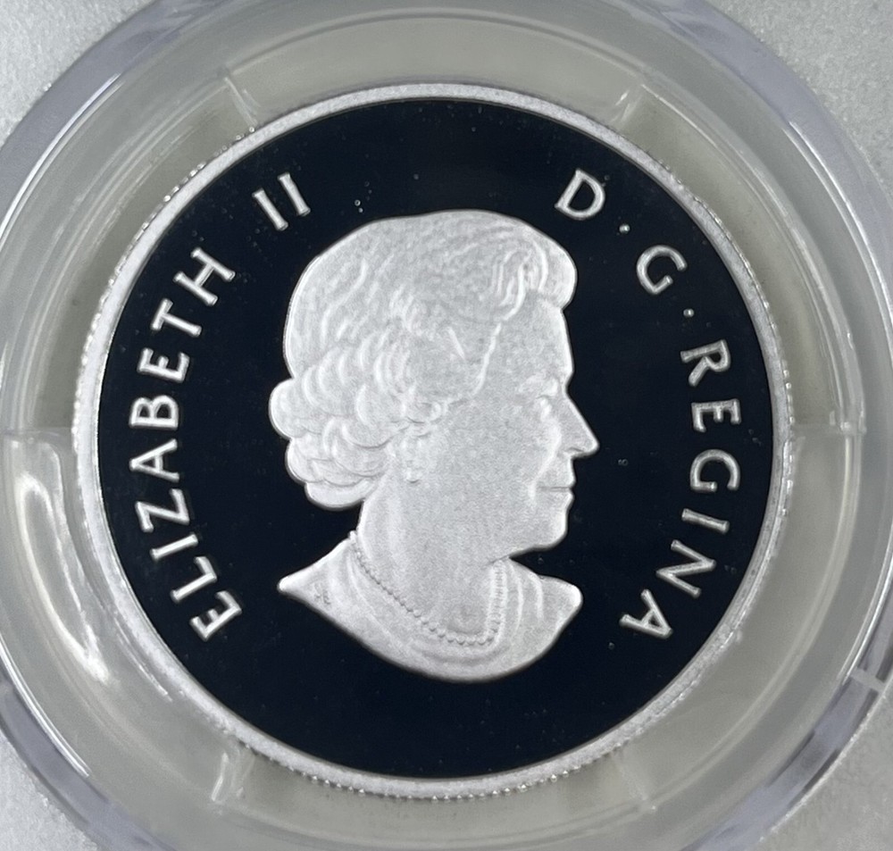 2011 $10 PCGS PR70DCAM Canada Winter Town Colorized