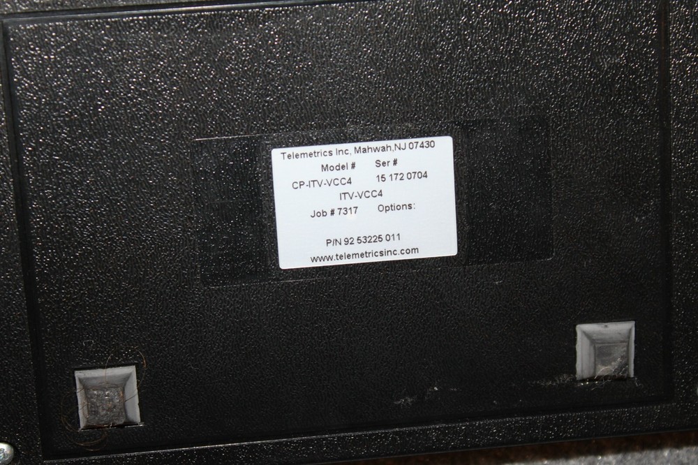 Telemetrics CPO-ITV-VCC4 Camera Control Panel 4-Camera's w/Power Supply