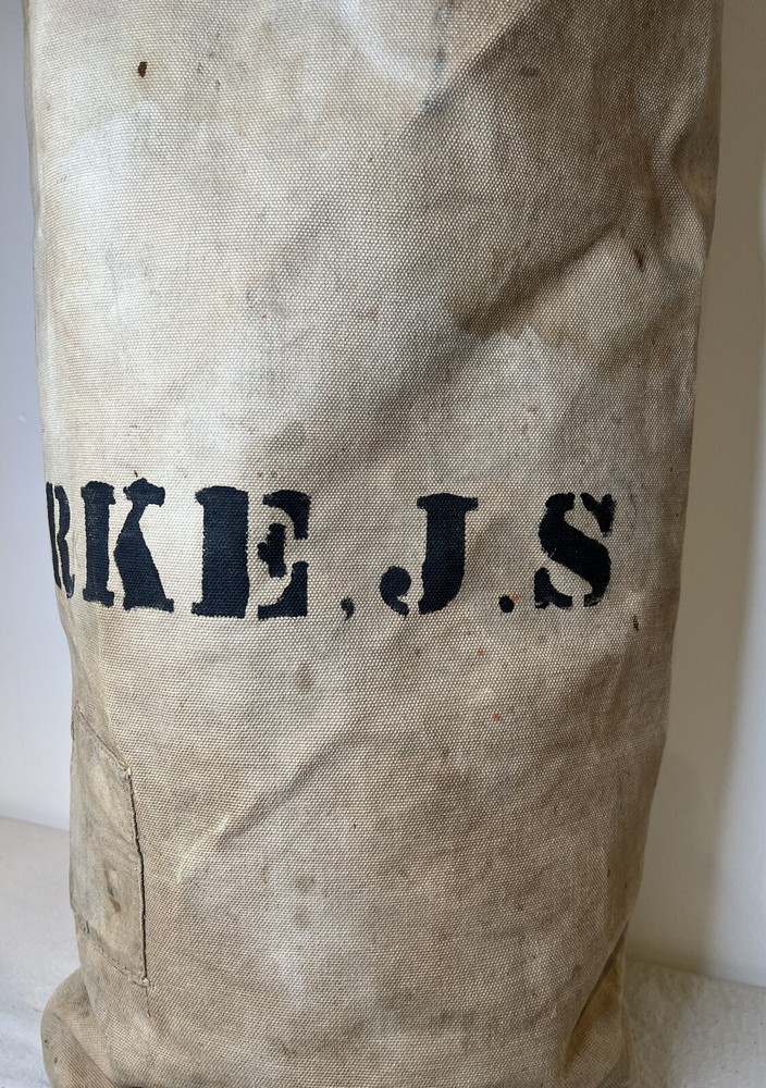 Vintage Military Canvas Duffle Bag