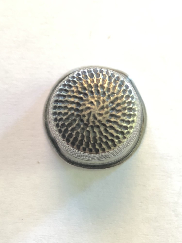 Vintage Sterling Silver Thimble Size 9